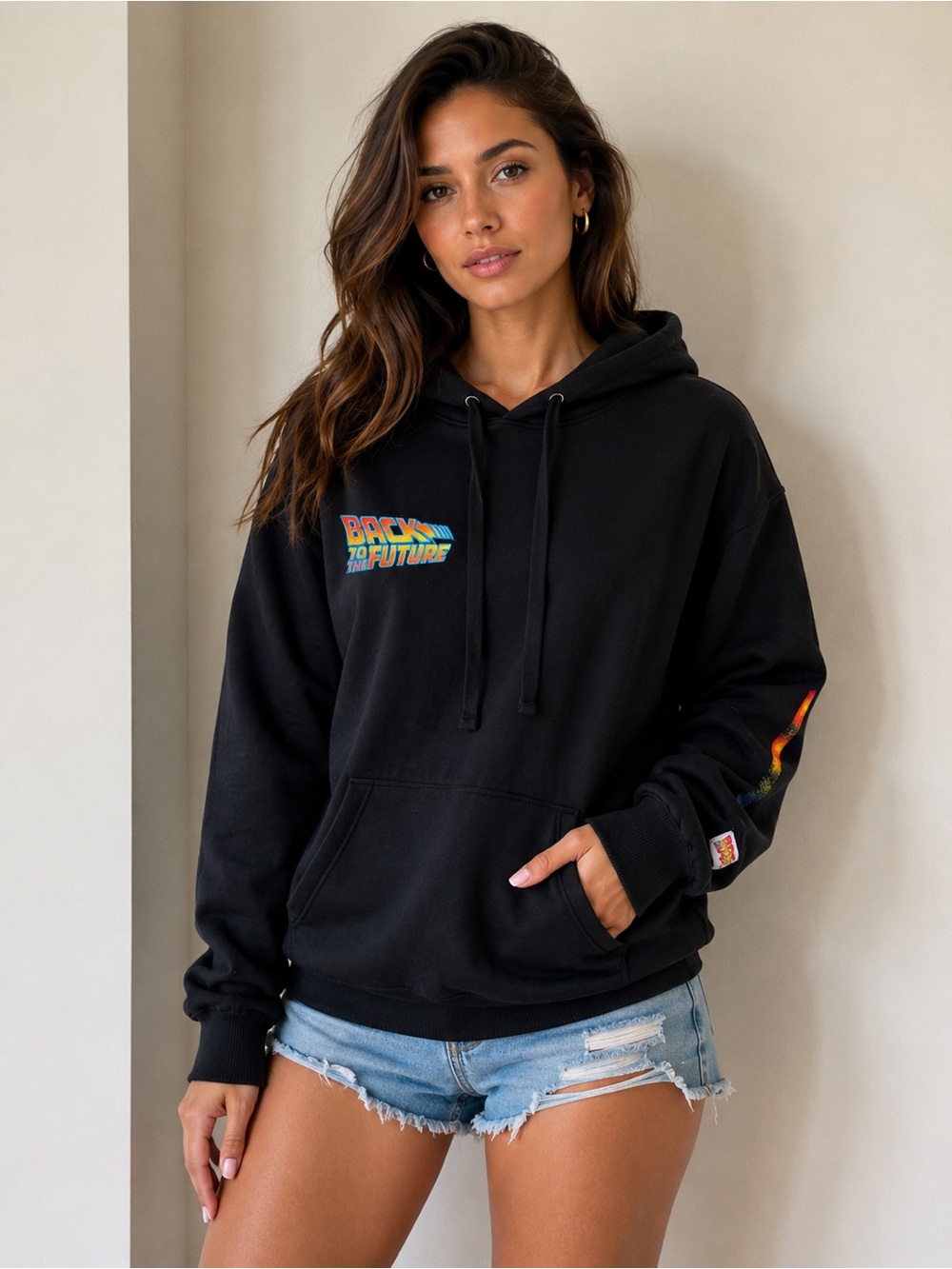 Zara White and Black Logo Label